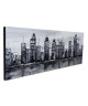 BUILDINGS Toile peinte 40x120 cm Noir