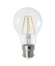 MACADAM LIGHTING Lot de 2 ampoules LED filament standard B22 4 W équivalent a 40 W blanc chaud