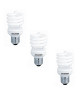 SYLVANIA Lot de 3 ampoules minilynx faststart spiral 840 E27 20 W équivalent 120 W