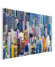 MULTICOLOR CITY Tableau déco 60x90 cm Cité multicolore