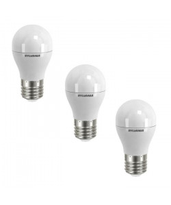 SYLVANIA Lot de 3 ampoules LED Toledo Ball FR E27 6 W équivalent a 40 W