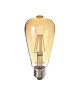 SYLVANIA Lot de 2 ampoules LED a filament Toledo Retro ST 64 Edison ambré E27 4 W équivalent a 35 W