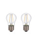 SYLVANIA Lot de 2 ampoules LED a filament Toledo Retro Ball E27 2 W équivalent a 25 W