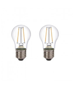 SYLVANIA Lot de 2 ampoules LED a filament Toledo Retro Ball E27 2 W équivalent a 25 W