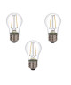 SYLVANIA Lot de 3 ampoules LED a filament Toledo Retro Ball E27 2 W équivalent a 25 W