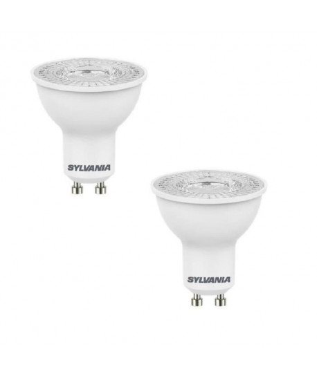 SYLVANIA Lot de 2 ampoules LED spot Refled ES50 V3 GU10 5 W équivalent a 47 W