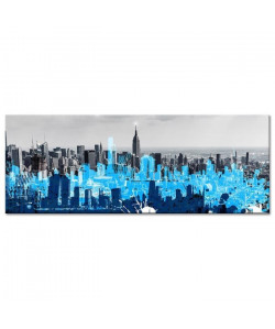 Tableau Déco Dessin New York  Urbain  80x30 cm