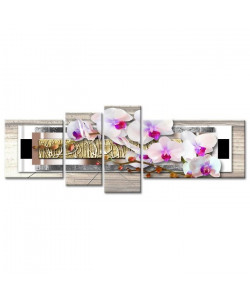 Tableau Déco Murale Zen Orchidées  160x60 cm