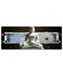 Tableau Déco Zen Décoration Statuette Bouddha  Zen  80x30 cm