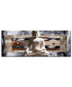 Tableau Déco Panoramique Japon Zen  Zen  80x30 cm