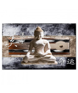 Tableau Déco Zen Bouddha Japonais  Zen  80x50 cm