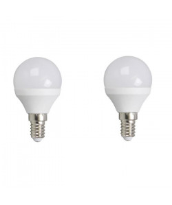 XQLITE Lot de 2 ampoules LED E14 globe 3 W équivalent a 25 W