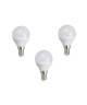 XQLITE Lot de 3 ampoules LED E14 globe 3 W équivalent a 25 W