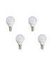 XQLITE Lot de 4 ampoules LED E14 globe 3 W équivalent a 25 W