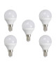 XQLITE Lot de 5 ampoules LED E14 globe 3 W équivalent a 25 W