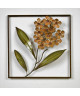 Tableau décoration murale métal Hortensia  Métal  L 35,5 x H 35,5 cm