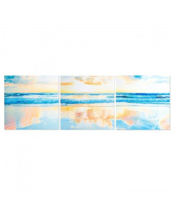 Tableau déco sea 4  Bois  60 x 60 x 2,5 cm