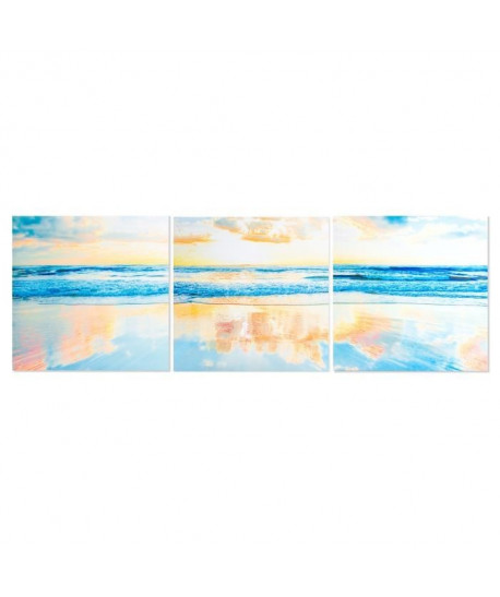 Tableau déco sea 4  Bois  60 x 60 x 2,5 cm