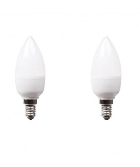 XQLITE Lot de 2 ampoules LED E14 flamme 4 W équivalent a 30 W