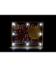 LOVE Tableau déco led en bois  30 x 24 x 4 cm