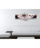 FLOWER Tableau multi panneaux Flower 160x60 cm rose fleur