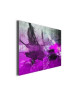 HEXOA Tableau déco abstrait Estampe 80x50 cm violet