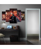 STAR WARS Multi panneaux 150x100 cm rouge