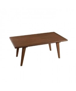 FANNY Table basse rectangulaire classique bois cannelle   L 110 x P 60 cm