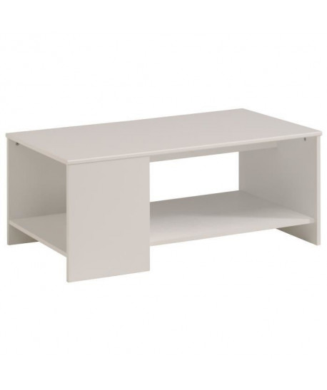 ESSENTIELLE Table basse style contemporain blanc  L 98 cm