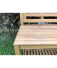 Table de plantation étagere pour jardin en acacia bois FSC  103x51,5x120cm