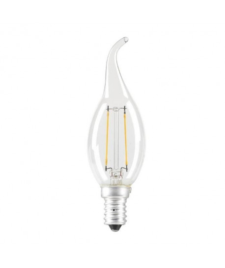 EXPERT LINE Ampoule LED E14 SMD a filament 2 W équivalent a 24 W blanc chaud