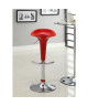 POP Lot de 2 tabourets de bar rouge  Contemporain  L 44 x P 47 cm