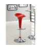 POP Lot de 2 tabourets de bar rouge  Contemporain  L 44 x P 47 cm