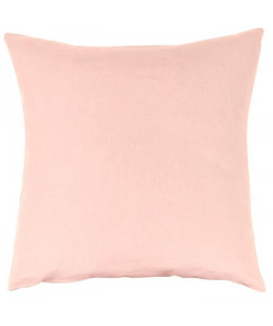 VENT DU SUD Taie d\'oreiller SONATE en lin lavé  65x65 cm  Rose