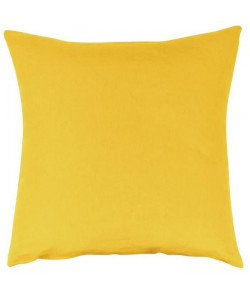 VENT DU SUD Taie d\'oreiller SONATE en lin lavé  65x65 cm  Jaune safran