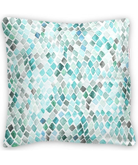 NAFNAF Taie d\'oreiller 100% coton imprimé Elie  65x65 cm  Aqua