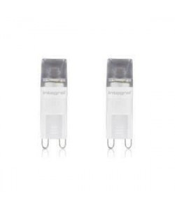 INTEGRAL LED Lot de 2 ampoules G9 90lm 1,5W équivalent a 10W