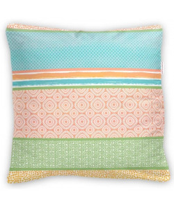 NAFNAF Taie d\'oreiller 100% coton imprimé Evanie  65x65 cm  Turquoise