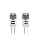 INTEGRAL LED Lot de 2 ampoules G4 90lm 1,5W équivalent a 10W 12V