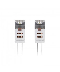 INTEGRAL LED Lot de 2 ampoules G4 90lm 1,5W équivalent a 10W 12V