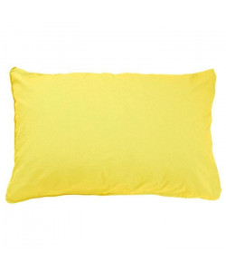 VENT DU SUD Taie d\'oreiller PALACE 100% coton  50x70 cm  Jaune safran