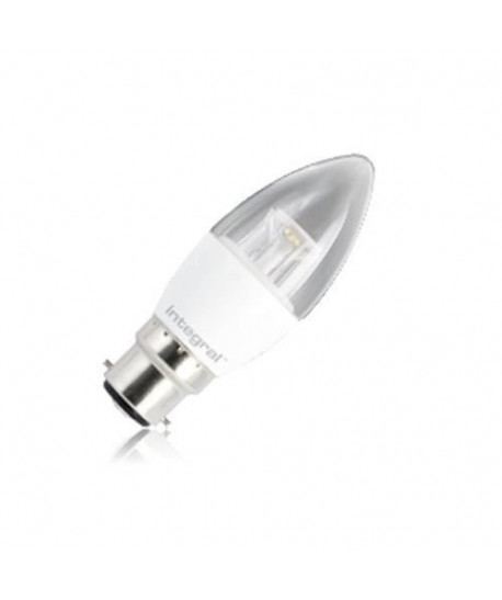 INTEGRAL LED Ampoule flamme B22 490lm 6,5W équivalent a 40W dimmable