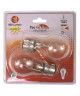 TEC HIT LIGHT Lot de 2 ampoules halogenes B22 52 W équivalent a 70 W blanc neutre