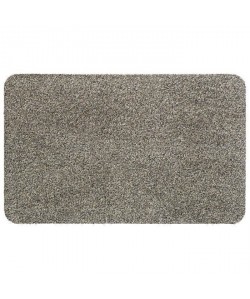 Tapis d\'entrée uni  60x100 cm  Style Classique  Coloris Granite