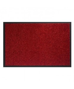 Tapis d?entrée TWISTER  Rouge  60x90 cm  Support vinyl antidérapant