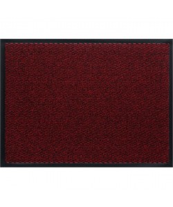Tapis d\'entrée a motifs  60x80 cm  Style Classique  Coloris rouge