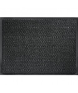 Tapis d\'entrée a motifs  80x120 cm  Style Classique  Coloris gris