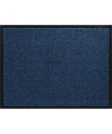 Tapis d\'entrée a motifs  80x120 cm  Style Classique  Coloris bleu