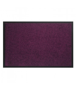 Tapis d?entrée TWISTER  Violet  60x90 cm  Support vinyl antidérapant