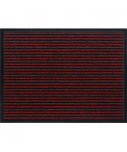 Tapis d\'entrée a motifs  40x60 cm  Style Classique  Coloris rouge